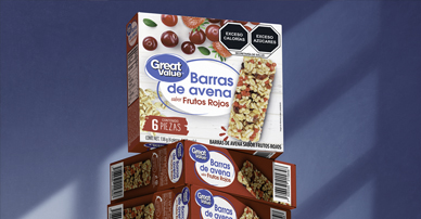 Great Value Barras de Avena